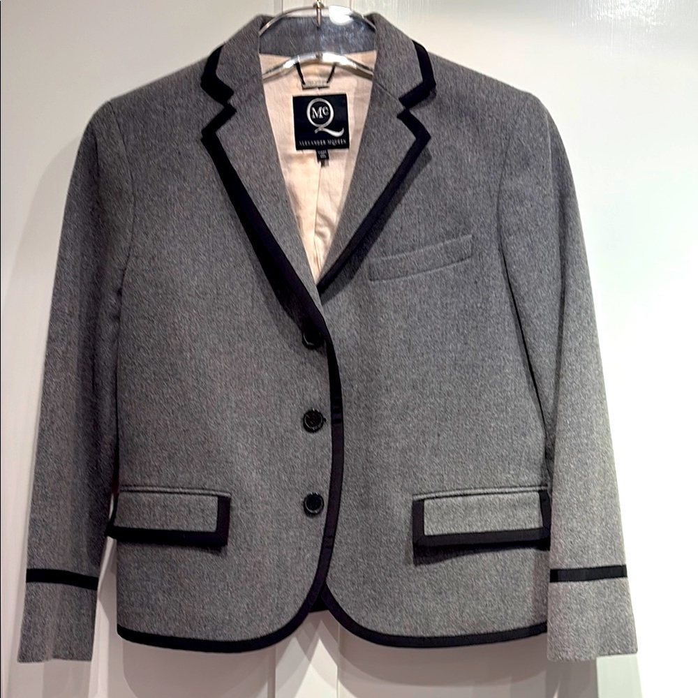 Alexander McQueen Flannel Blazer